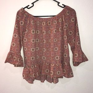 Sanctuary clothing off the shoulder blouse